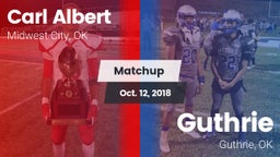 Matchup: Carl Albert High vs. Guthrie  2018