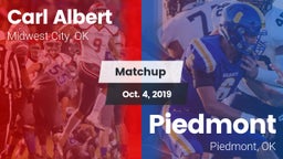 Matchup: Carl Albert High vs. Piedmont  2019