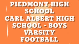 Carl Albert football highlights Piedmont High School