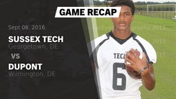 Recap: Sussex Tech  vs. DuPont  2016