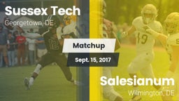 Matchup: Sussex Tech High vs. Salesianum  2017