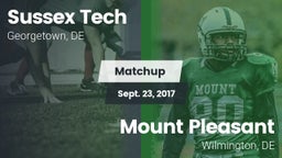 Matchup: Sussex Tech High vs. Mount Pleasant  2017