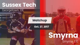 Matchup: Sussex Tech High vs. Smyrna  2017