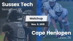 Matchup: Sussex Tech High vs. Cape Henlopen  2018