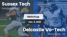 Matchup: Sussex Tech High vs. Delcastle Vo-Tech  2020