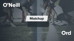 Matchup: ONeill High Sc vs. Ord 2016