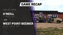 Recap: O'Neill  vs. West Point-Beemer  2016