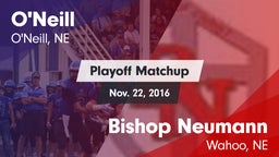 Matchup: ONeill High Sc vs. Bishop Neumann  2016