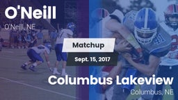 Matchup: ONeill High Sc vs. Columbus Lakeview  2016