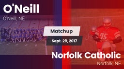 Matchup: ONeill High Sc vs. Norfolk Catholic  2017