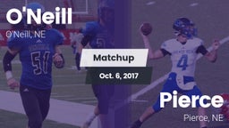 Matchup: ONeill High Sc vs. Pierce  2017