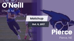 Matchup: ONeill High Sc vs. Pierce  2016