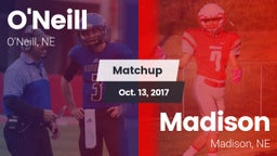 Matchup: ONeill High Sc vs. Madison  2017