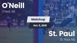 Matchup: ONeill High Sc vs. St. Paul  2018