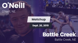 Matchup: ONeill High Sc vs. Battle Creek  2019