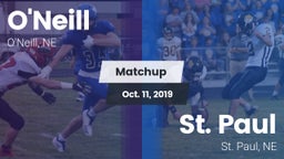 Matchup: ONeill High Sc vs. St. Paul  2019