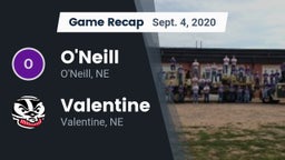 Recap: O'Neill  vs. Valentine  2020