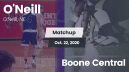 Matchup: ONeill High Sc vs. Boone Central 2020