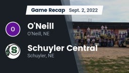 Recap: O'Neill  vs. Schuyler Central  2022