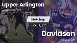 Matchup: Upper Arlington vs. Davidson  2017