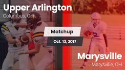 Matchup: Upper Arlington vs. Marysville  2017