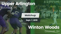 Matchup: Upper Arlington vs. Winton Woods  2018