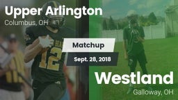 Matchup: Upper Arlington vs. Westland  2018