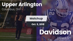 Matchup: Upper Arlington vs. Davidson  2018