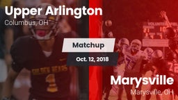 Matchup: Upper Arlington vs. Marysville  2018