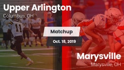 Matchup: Upper Arlington vs. Marysville  2019