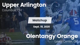 Matchup: Upper Arlington vs. Olentangy Orange  2020