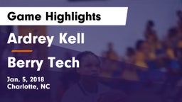 Ardrey Kell  vs Berry Tech  Game Highlights - Jan. 5, 2018