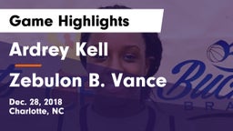 Ardrey Kell  vs Zebulon B. Vance  Game Highlights - Dec. 28, 2018