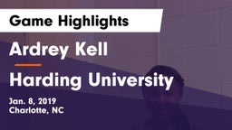 Ardrey Kell  vs Harding University  Game Highlights - Jan. 8, 2019