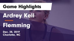 Ardrey Kell  vs Flemming Game Highlights - Dec. 28, 2019