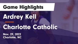 Ardrey Kell  vs Charlotte Catholic  Game Highlights - Nov. 29, 2022