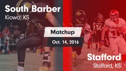 Matchup: South Barber High Sc vs. Stafford  2016