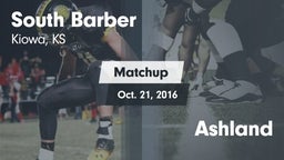 Matchup: South Barber High Sc vs. Ashland 2016