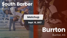 Matchup: South Barber High Sc vs. Burrton  2017