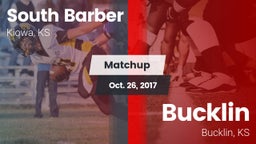 Matchup: South Barber High Sc vs. Bucklin  2017
