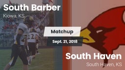 Matchup: South Barber High Sc vs. South Haven  2018