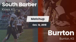 Matchup: South Barber High Sc vs. Burrton  2018
