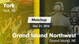 Matchup: York vs. Grand Island Northwest  2016