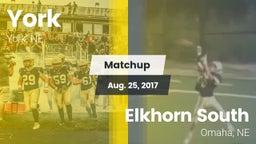 Matchup: York vs. Elkhorn South  2017
