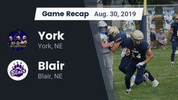 Recap: York  vs. Blair  2019
