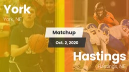 Matchup: York vs. Hastings  2020