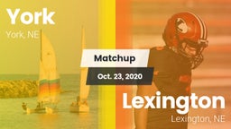 Matchup: York vs. Lexington  2020