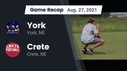 Recap: York  vs. Crete  2021