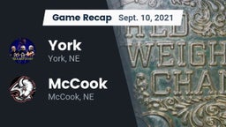 Recap: York  vs. McCook  2021