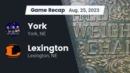 Recap: York  vs. Lexington  2023